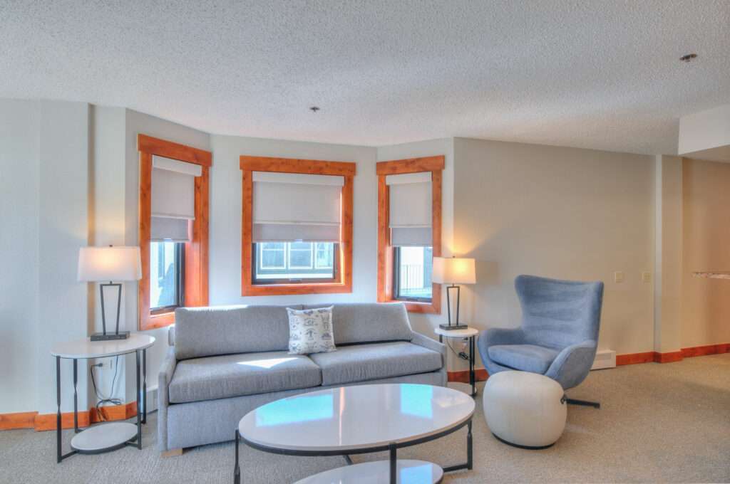 One Bedroom 202 living